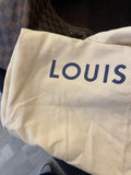 Pre Loved Louis Vuitton Vintage Damier Ebene Bandolier Keepall 55