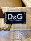 Dolce & Gabbana Equestrian Pattern Trousers size 27 fits U.K. 8
