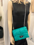 Pre Loved Mulberry Little Softie Bag in Green Nappa Leather (new)