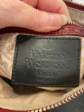 Vivienne Westwood Margate Clutch/Pouch in Bordeaux Patent