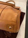 Pre Loved Mulberry Bayswater in Deep Peach grained leather