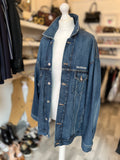 Pre Loved Balenciaga Oversized Denim Jacket -Size 40