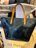 Louis Vuitton Bellvue Monogram Vernis Patent in Blue Nuit