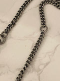 Chanel CC Necklace in Gunmetal