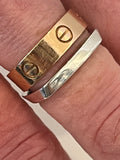 Pre Loved Tiffany & Co Silver Frank Gehry Torque Ring
