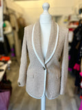 Pre Loved Etro Beige & Cream Blazer UK8