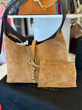 Strathberry Kite Suede Hobo Bag