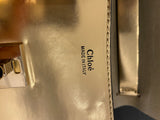 Chloe Small Drew Crossbody Bag in Gold