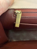 Pre Loved Chanel Single Flap Classic in Dusky Pink & Burgundy - Excellent