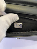 Pre Loved Chanel Boy Wallet on Chain Black Caviar Leather 2022. (Excellent)