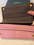 Pre Loved Mulberry Wallet Purse in Rose Pink Leather (As New)
