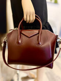 Pre Loved Givenchy Small Burgundy Antigona (excellent)