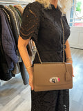 Mulberry Lily in Warm Taupe