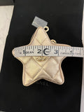 Pre Loved Chanel Walk Of Fame Star Coin Holder in Gold Leather (new)