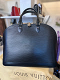 Louis Vuitton Large Alma in Black Epi Leather