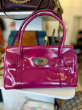 Mulberry East West Bag in Purple Patent