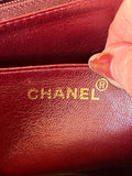 Chanel Vertical Stitched CC Jumbo in Black Lambskin Leather