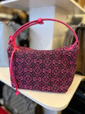 Pre Loved Loewe Cubi Bag in Pink & Purple