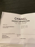 Chanel Leather, Crystal and Pearl CC Brooch (new)