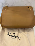 Pre Loved Mulberry Darley in Sable Leather with Gold Chain Strap (excellent)