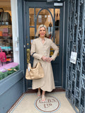 Cabbages & Roses Linen Beige Stripe Coat UK8 (new)