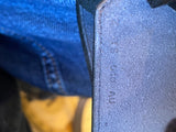 Hermes Herbag Zip 31 in Blue Saphir, Menthe and Criss Viking Toile With Hunter Leather
