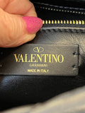 Valentino Garavani Black Leather Roman Stud Bag