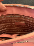 Prada Pink Saffiano Leather Pochette (reserved)