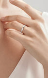 Pre Loved Tiffany & Co Platinum and Diamond True Band Ring