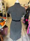 Pre Loved Christian Dior Wool polka dot Dress FR 38 UK 10