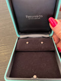 Pre Loved Tiffany & Co Elsa Peretti Silver & Pink Earrings