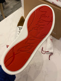 Pre Loved Christian Louboutin White Vierissima Sneakers UK 6 (new)