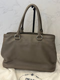 Pre Loved Prada Vitello Daino Leather Tote