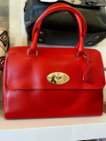 Pre Loved Mulberry Del Rey in Scarlet Red (new)