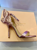 Pre Loved Sophia Webster Pink Chiara Butterfly Heels UK4