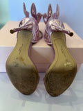 Pre Loved Sophia Webster Pink Chiara Butterfly Heels UK4