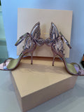 Pre Loved Sophia Webster Pink Chiara Butterfly Heels UK4