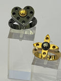 Pre Loved Louis Vuitton Star Blossom Rings Set
