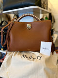 Mulberry Iris in Oak Grained Leather (excellent)