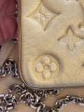 Louis Vuitton Coussin Pochette Crossbody in Gold Mettalic