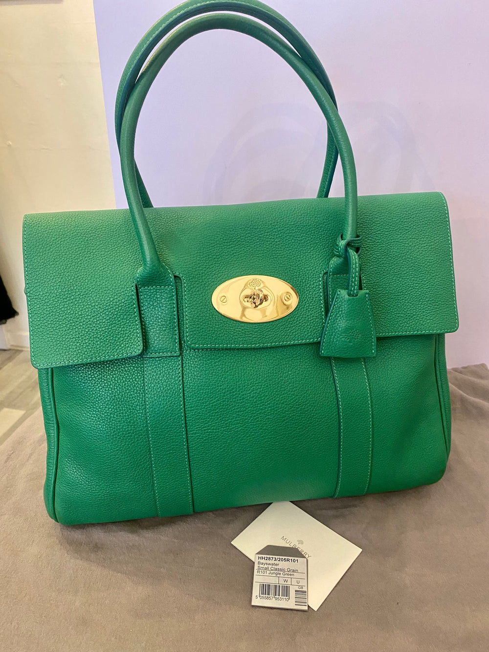 Pre Loved Mulberry Bayswater in Mulberry Jungle Green