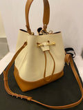 Pre loved Strathberry Lana Osette Vanilla & Tan Bucket Bag (excellent)