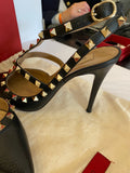 Pre loved Valentino Garavani Black Rockstud Heels uk6