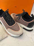 Pre Loved Hermes Addict Trainers Pink uk6 (excellent)