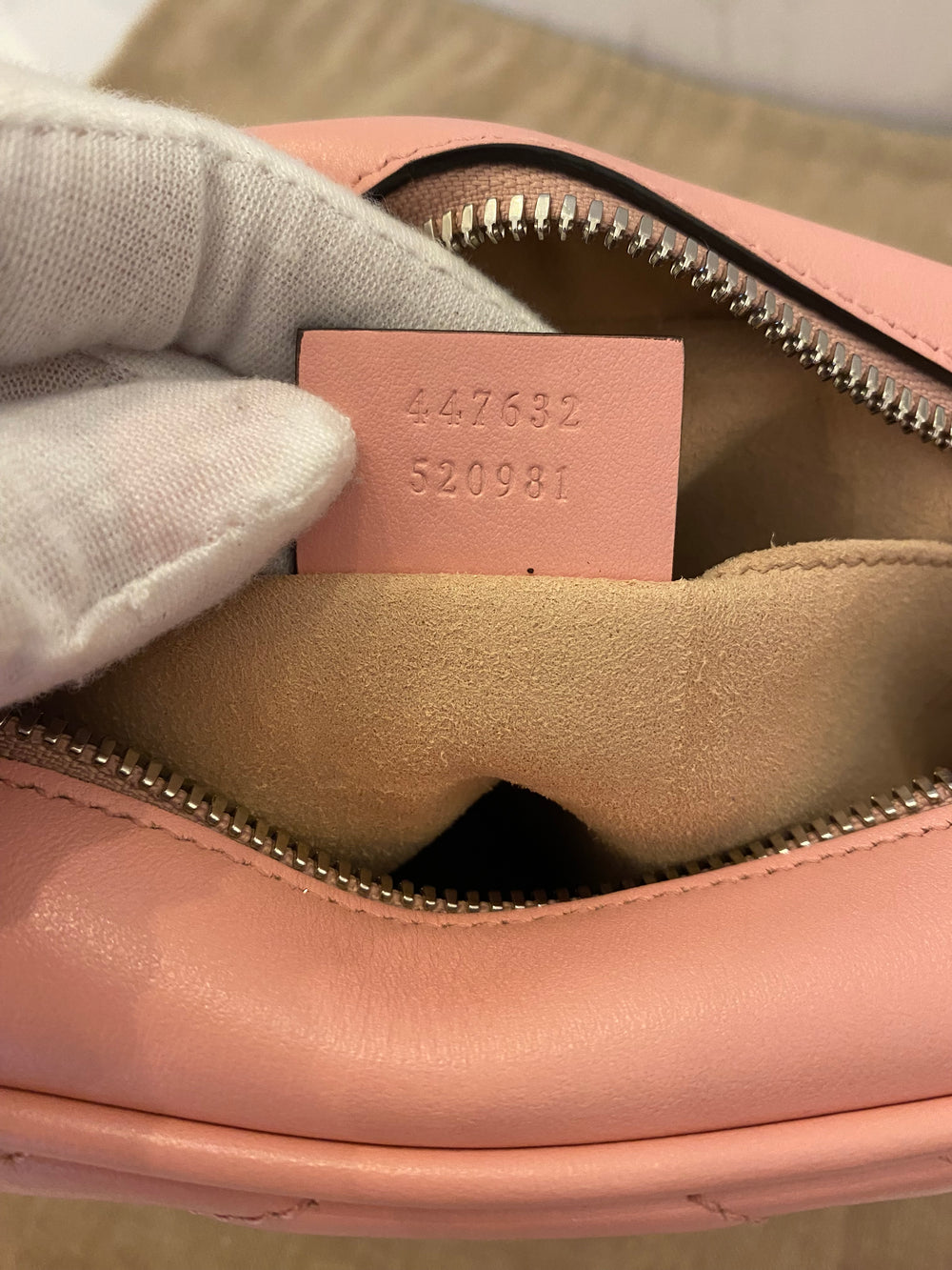 Pre Loved Gucci GG Marmont Matelasse Shoulder/Crossbody in Wild Rose (excellent)