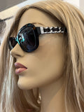 Pre Loved Chanel Dark Havana Tortoiseshell Sunglasses