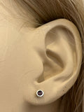 Pre Loved Tiffany & Co Elsa Peretti Silver & Pink Earrings