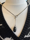 Georg Jensen Silver Vivianna Torun Dew Drop Necklace