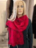Pre Loved Louis Vuitton  Wool & Silk Monogram Scarf (excellent)