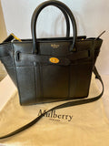 Pre Loved Mulberry Mini Zipped Bayswater in Black